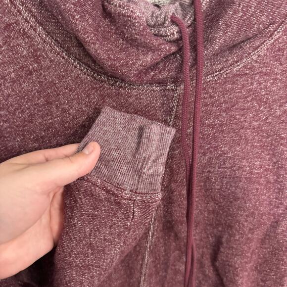 Ruff Hewn Relax Heathered Dark Red Pullover Sweatshirt Size Small - Picture 3 of 8